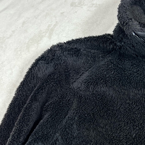 The North Face Women’s Small Black Retro Pile Sherpa Lined Synchilla Coat C23 - Picture 3 of 12